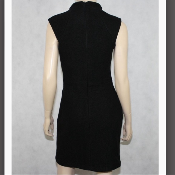 Zara Collection Black Wool Sleevless Dress - Picture 2 of 7